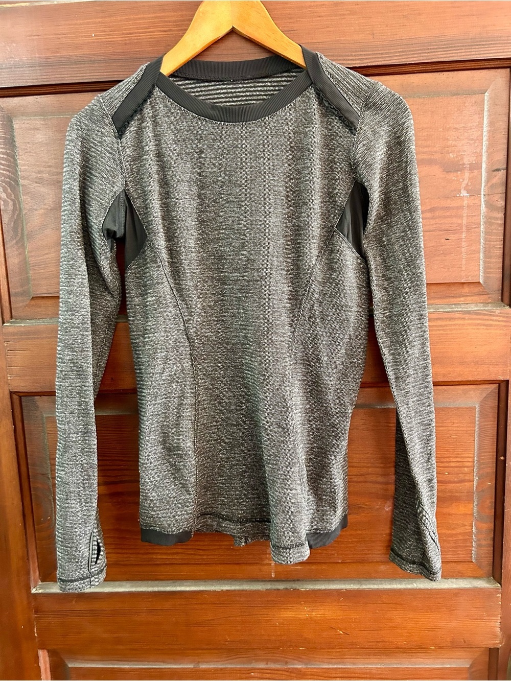 lululemon athletica Base Runner Long Sleeve Top — Black Heather - Picture 7 of 10